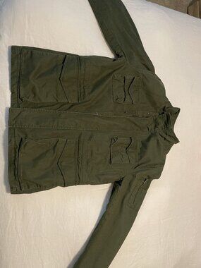 Flag & Anthem Dry Goods Supply Olive Field Jacket Men’s Medium — Fleece Lined